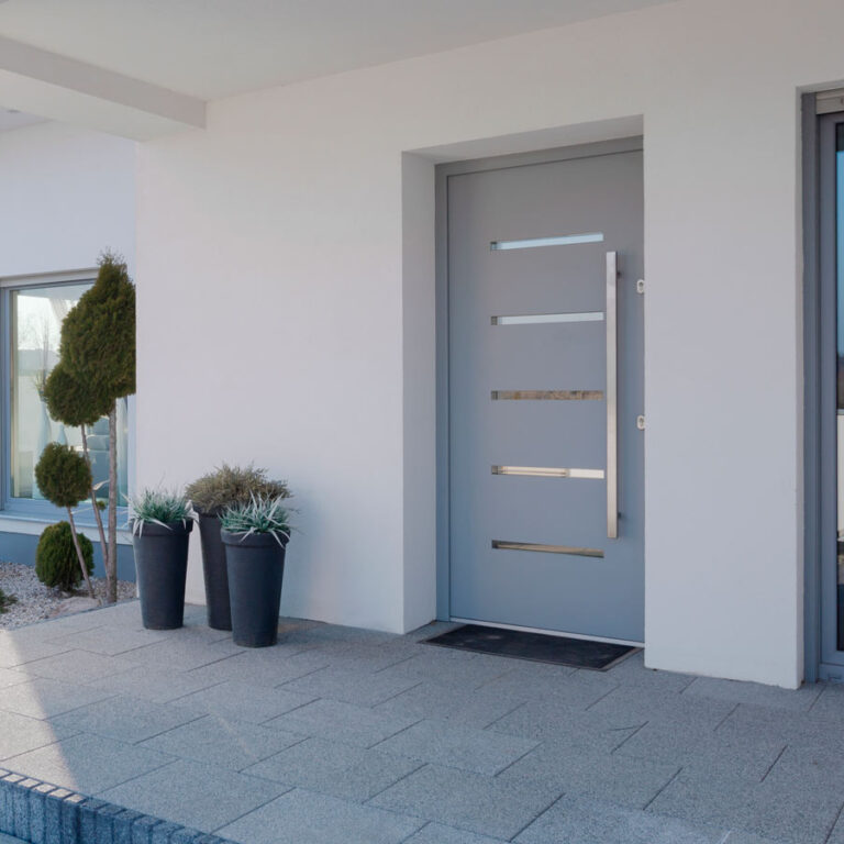 Aluminium front doors, Woodcraft Windows