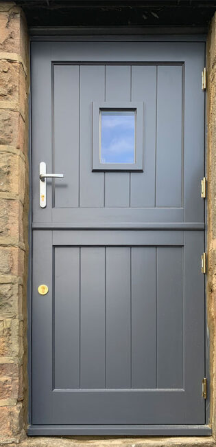 Charcoal Grey Timber Stable Door Charcoal Grey Timber Stable Door