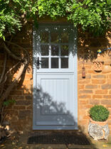 Pale Blue Glazed Timber Stable Door