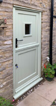 Pale Green Wooden Stable Door