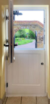White Timber Stable Door Interior