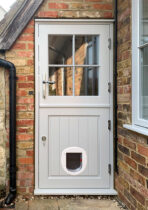 White Wooden Stable Door