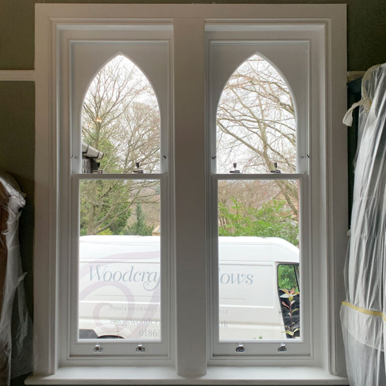 New Arched Wooden Sash Windows, Harrogate