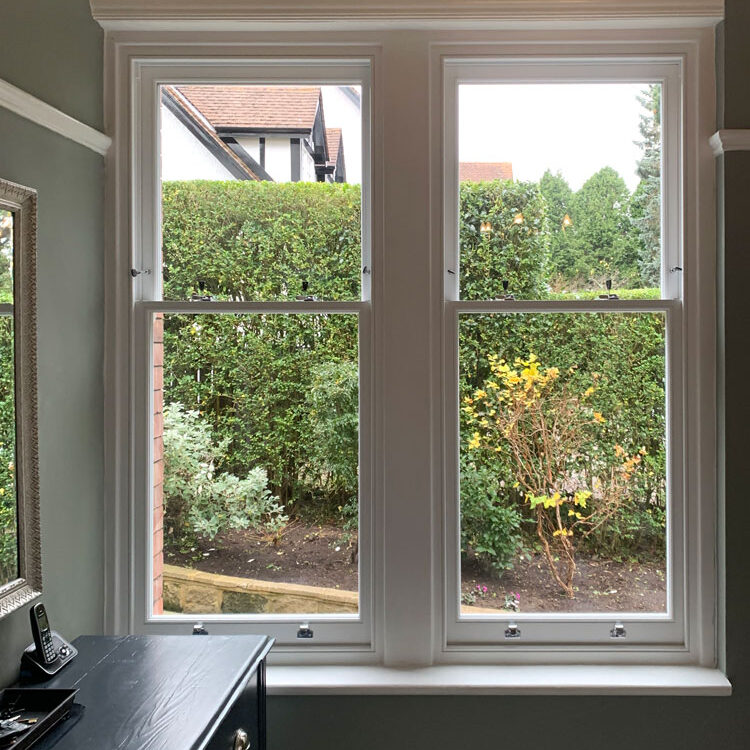 New Arched Wooden Sash Windows, Harrogate