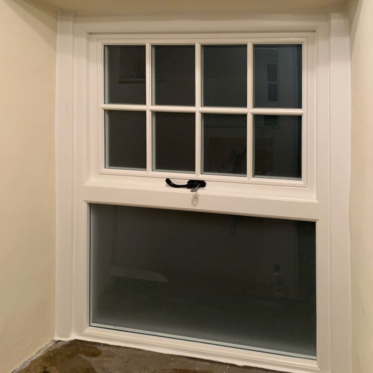 New wooden casement windows, Lofthouse, Yorkshire - after