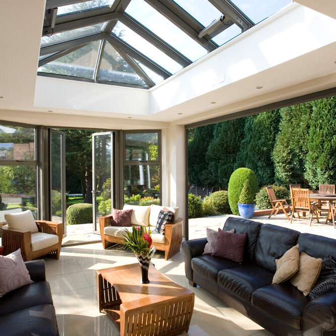 Contemporary Aluminium Orangery