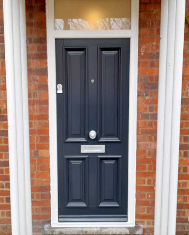 Accoya Wood Front Door, St John's Wood, London NW8 by Woodcraft Windows