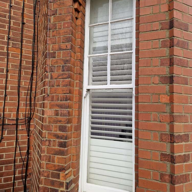 Before 3 Exterior Sash Window. Woodcraft Windows