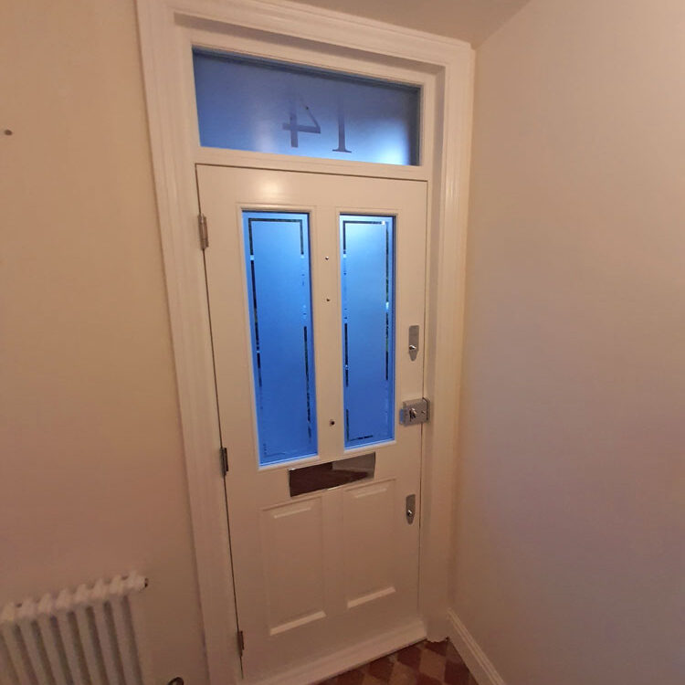 Timber Front Door Chesham. Woodcraft Windows.