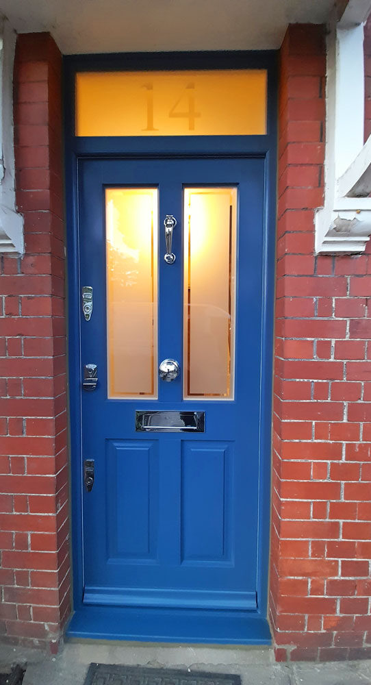 New Door Exterior 3 Timber Front Door Chesham. Woodcraft Windows.
