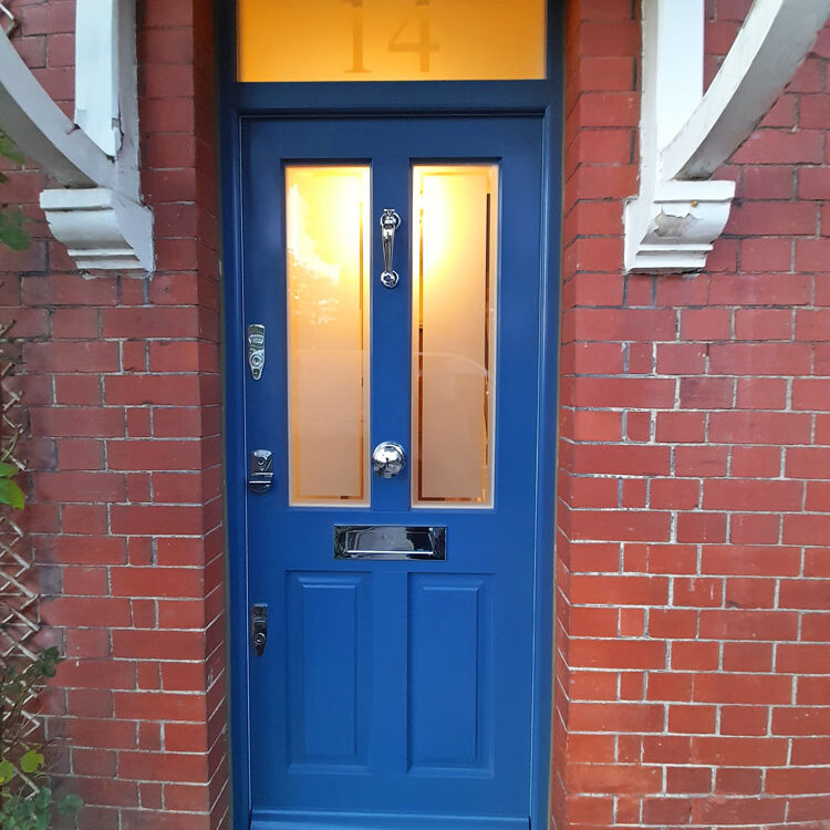 Timber Front Door Chesham. Woodcraft Windows.
