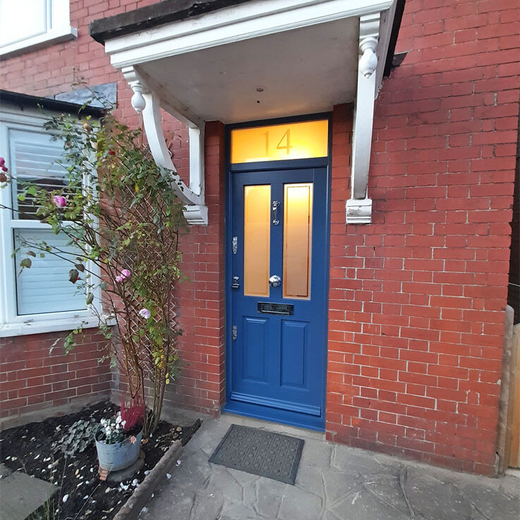 Timber Front Door Chesham. Woodcraft Windows.