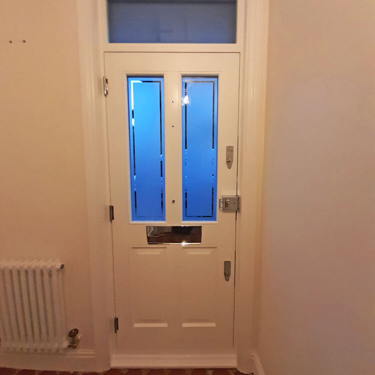 Timber Front Door Chesham. Woodcraft Windows.