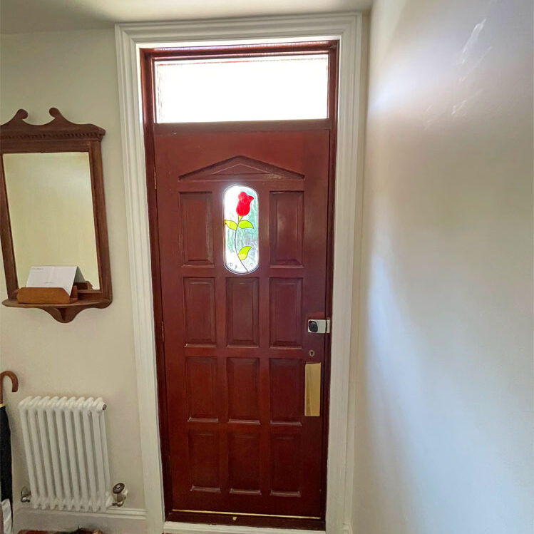 Timber Front Door Chesham. Woodcraft Windows.