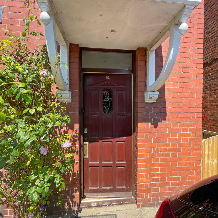 Timber Front Door Chesham. Woodcraft Windows.