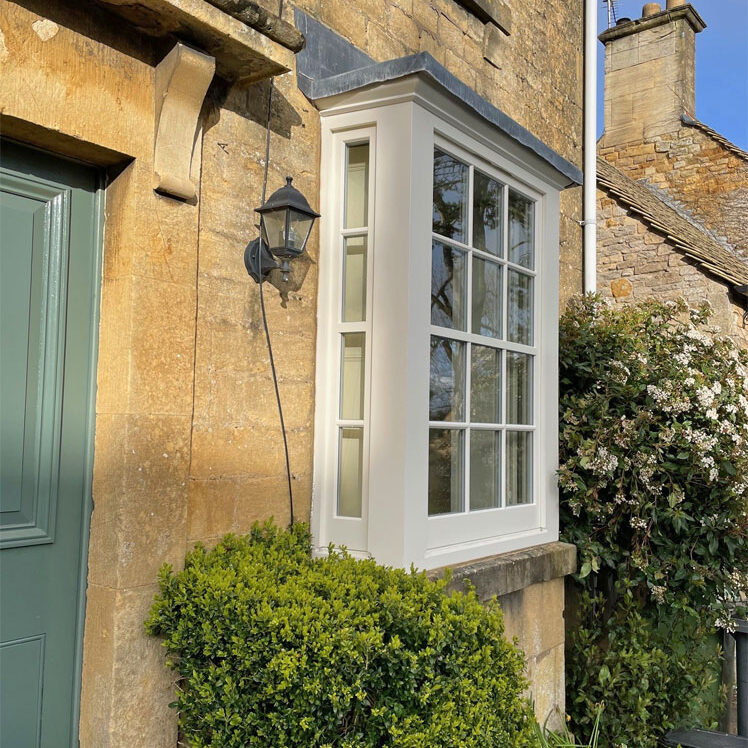 Timber Sash Windows, Stow-on-the-Wold. Woodcraft Windows.