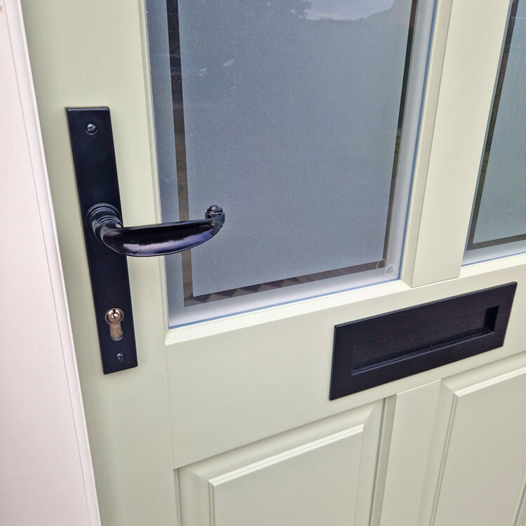 New Front Door with Fanlight, Bubwith, Yorkshire. Woodcraft Windows