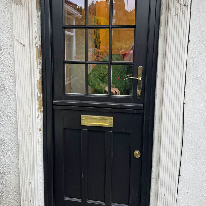 Front Stable Door and Rear Door with Fanlight, Leeds. Woodcraft Windows