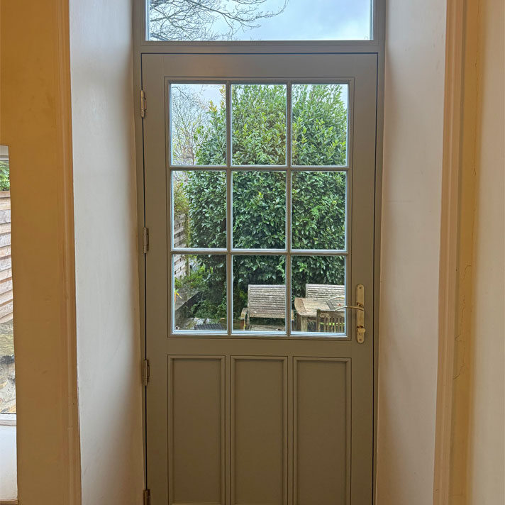 Front Stable Door and Rear Door with Fanlight, Leeds. Woodcraft Windows