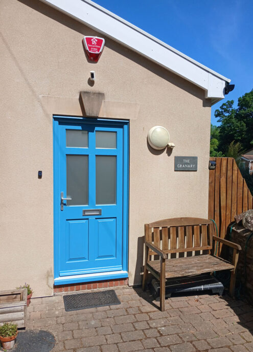 New bespoke timber front door Bespoke Front Door, Rear Doors and Windows, Yate, Bristol. Woodcraft Windows