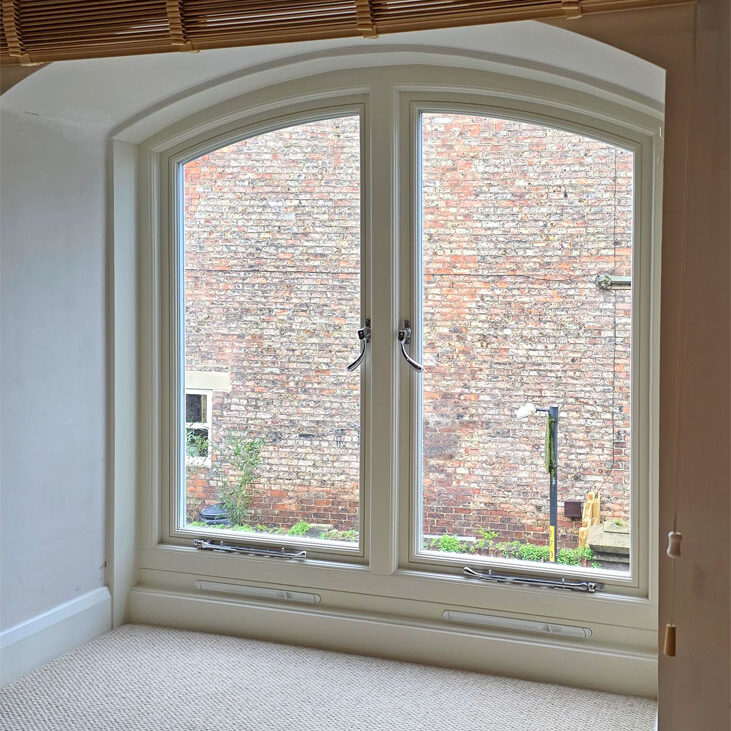 Triple Feature Window Replacement, Ripon, Yorkshire. Woodcraft Windows