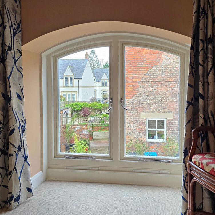 Triple Feature Window Replacement, Ripon, Yorkshire. Woodcraft Windows