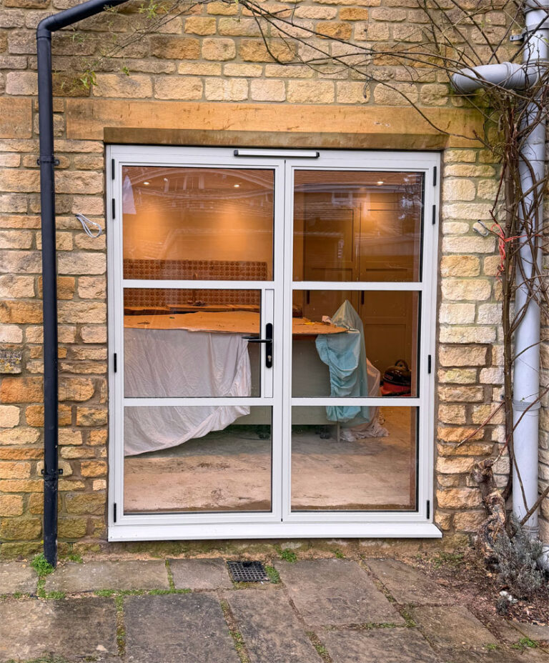 Aluminium French Doors and Rear Door, Great Rollright, Oxfordshire. Woodcraft Windows