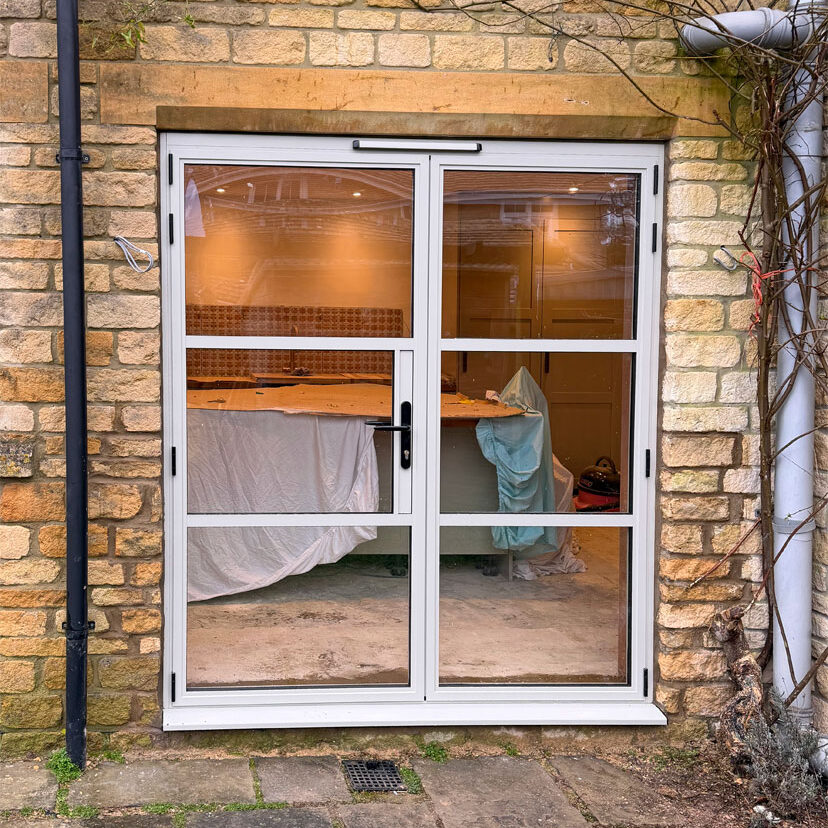 Aluminium French Doors and Rear Door, Great Rollright, Oxfordshire. Woodcraft Windows