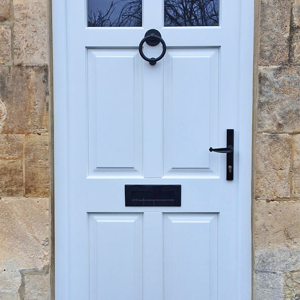 Traditional Engineered Timber Front Door, Cirencester. Woodcraft Windows