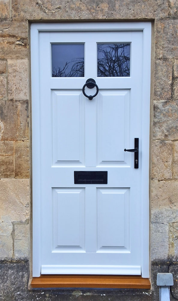 Traditional Engineered Timber Front Door, Cirencester. Woodcraft Windows