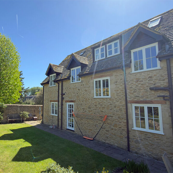 Bespoke Timber Windows and Front Door, Buckland, Faringdon. Woodcraft Windows