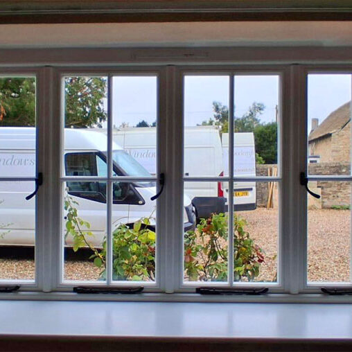 Bespoke Timber Windows and Front Door, Buckland, Faringdon. Woodcraft Windows
