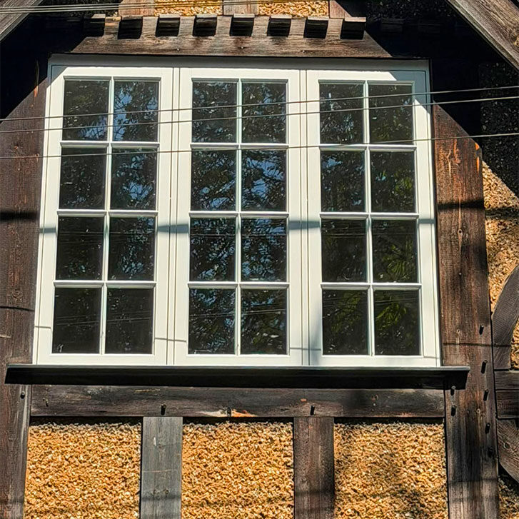 Timber Casement Windows in Conservation Area, Devizes. Woodcraft Windows