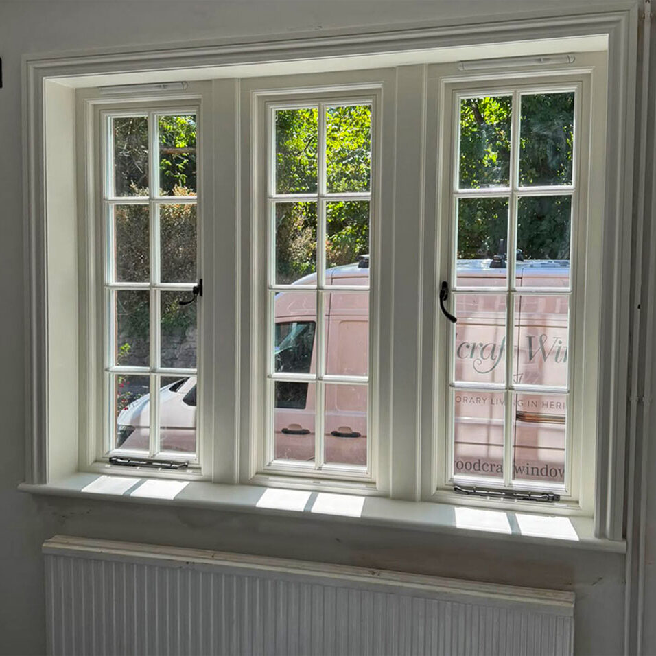 Timber Casement Windows in Conservation Area, Devizes. Woodcraft Windows